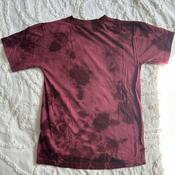Vintage Obey Tie Dye T-shirt Maroon Size X Small Propaganda - Picture 4 of 4